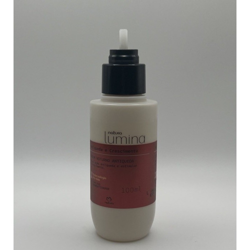 Natura Lumina, Antiqueda e Crescimento, Serum Noturno 100 mL, 90% Full, No Pump